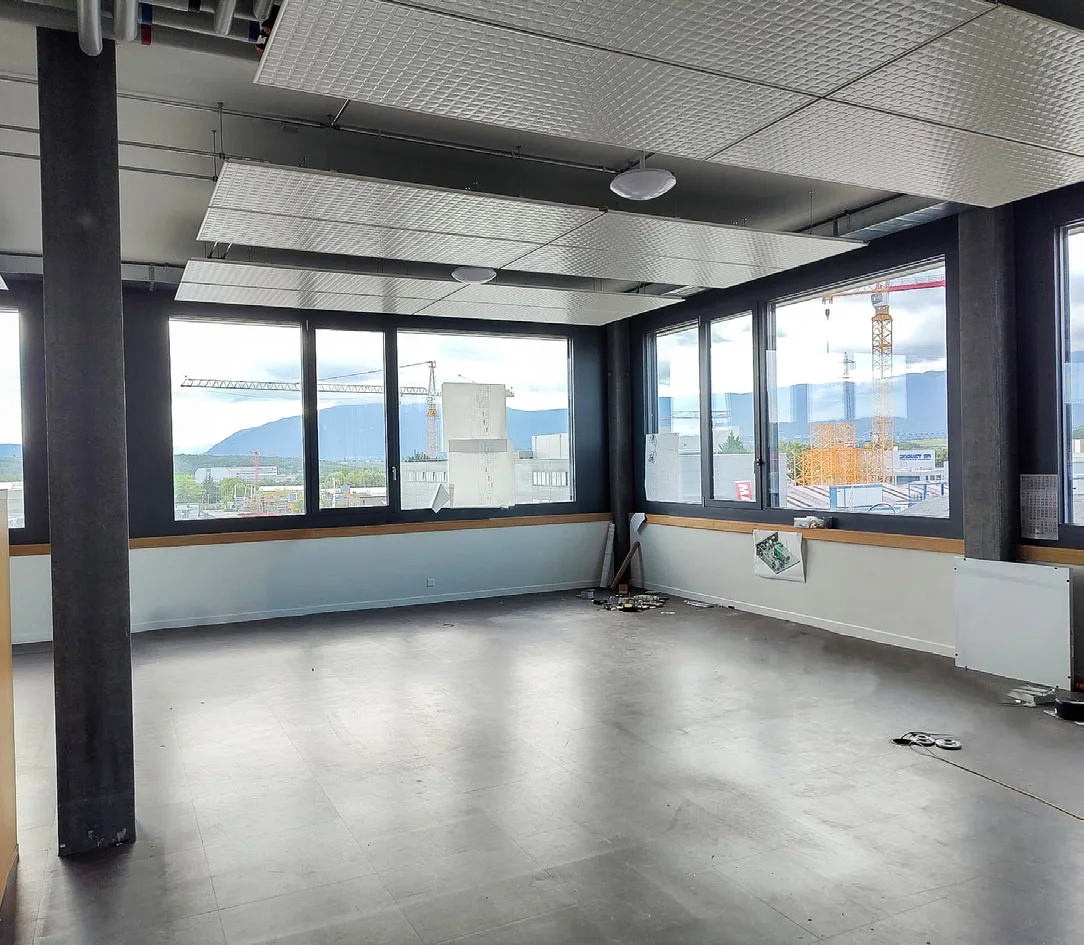 Plateau d’activités lumineux du bâtiment Satimau